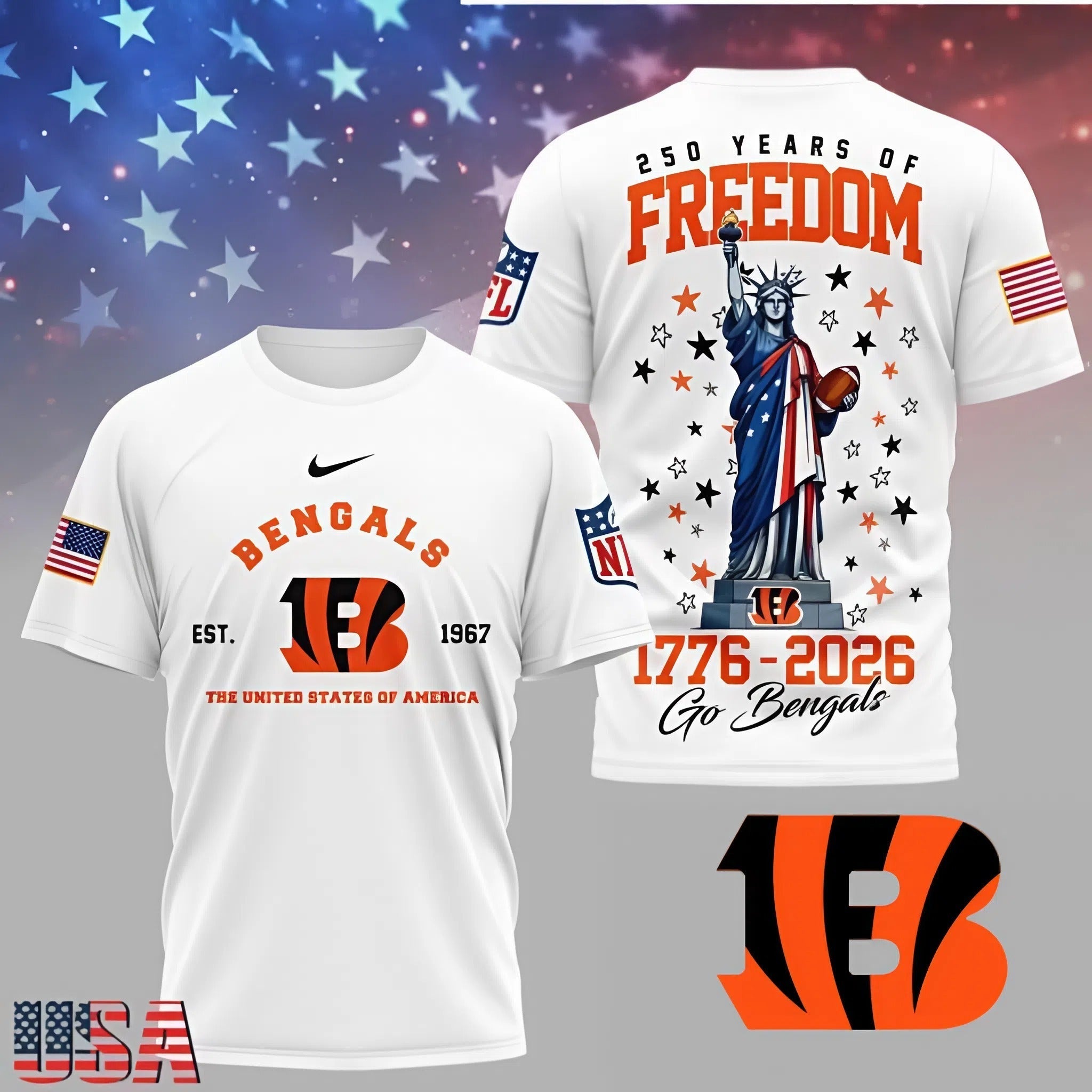 Limited Edition – Customized NFL Cincinnati Bengals T-Shirt