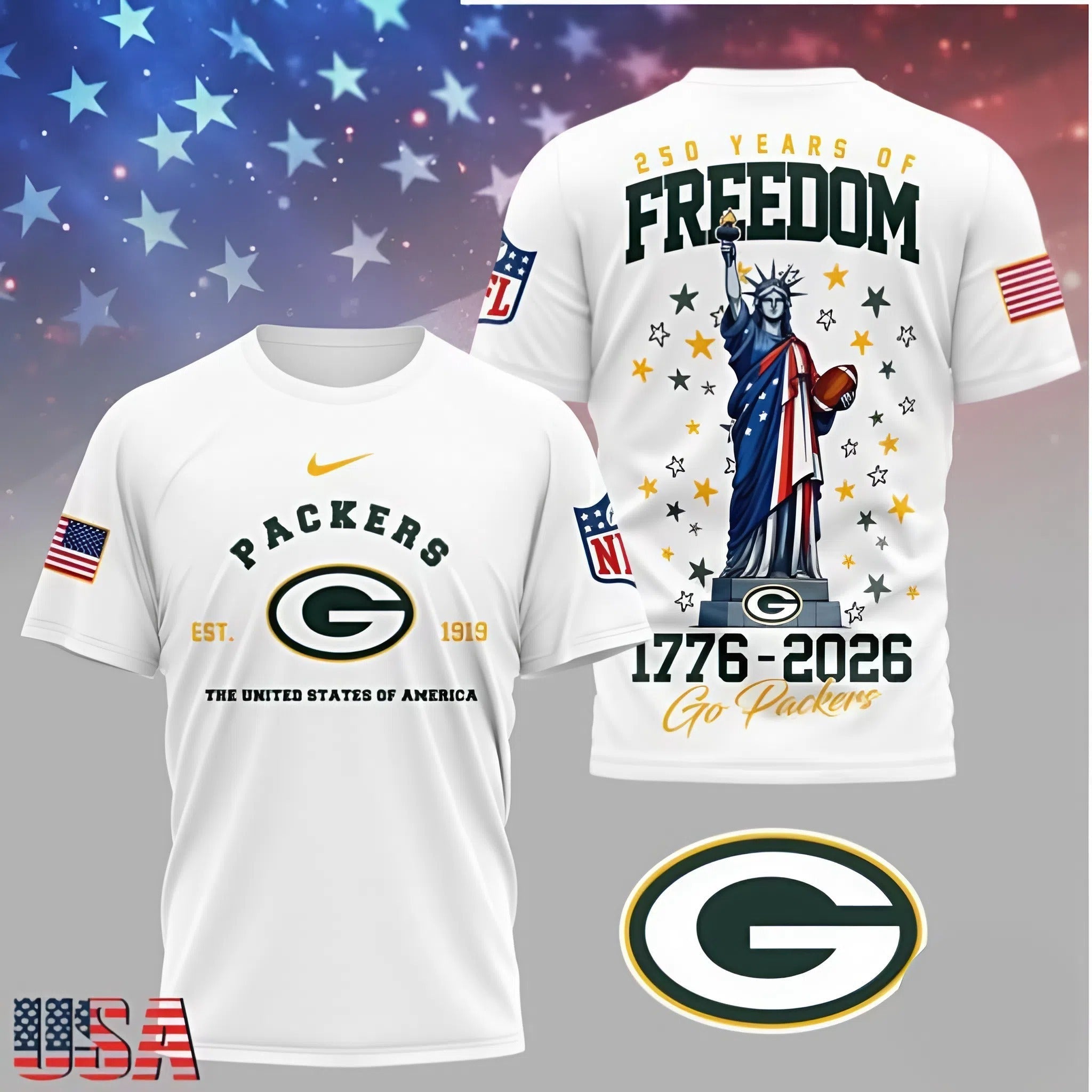 Limited Edition – Customized NFL Green Bay Packers T-Shirt