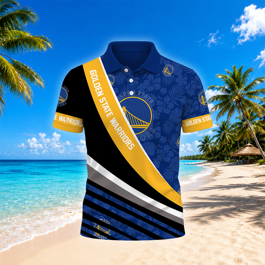 Limited Edition – Customized NBA Golden State Warriors Polo Shirt