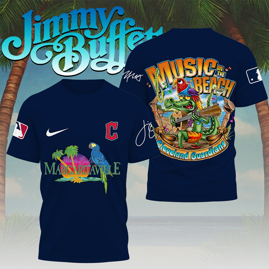 Limited Edition – Customized MLB Cleveland Guardians X Jimmy Buffett T-Shirt, Hoodie, Zip Hoodie