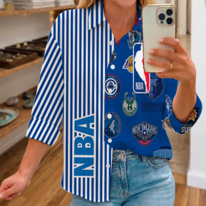 Limited Edition – Customized NBA All Teams Women Casual Shirt For Fan