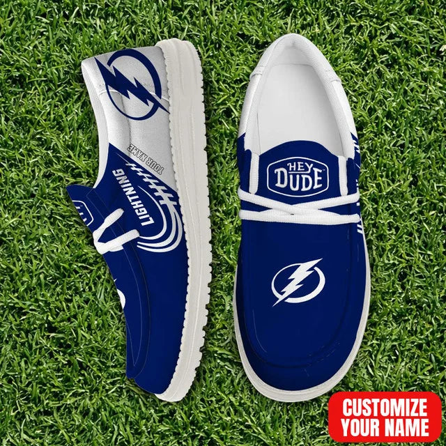 Limited Edition – Customized NHL Tampa Bay Lightning Premium Loafer Shoes - Image 2