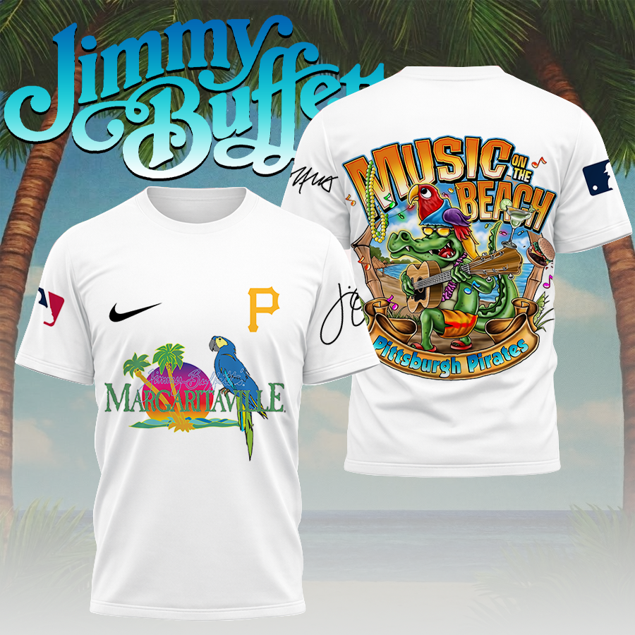 Limited Edition – Customized MLB Pittsburgh Pirates X Jimmy Buffett T-Shirt, Hoodie, Zip Hoodie - Image 2