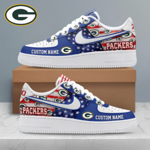 Limited Edition – Customized NFL Green Bay Packers Af1 Shoes