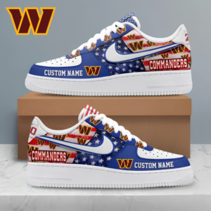 Limited Edition – Customized NFL Washington Commanders Af1 Shoes