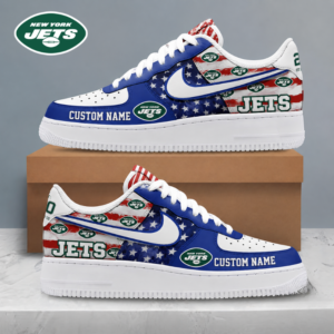 Limited Edition – Customized NFL Nyj New York Jets Af1 Shoes