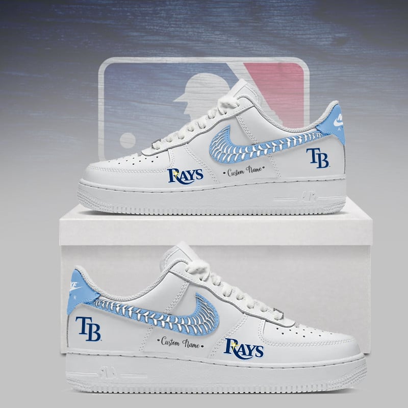 Limited Edition – Customized MLB Tampa Bay Rays Af1 Sneakers