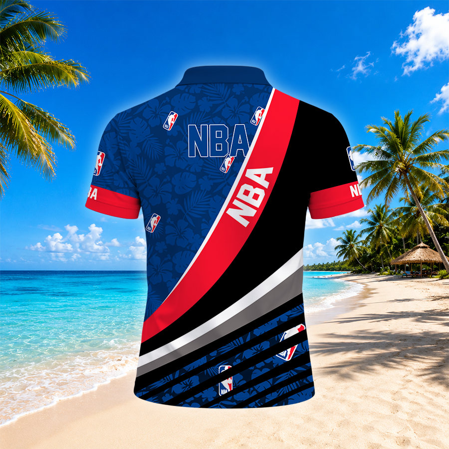 Limited Edition – Customized NBA National Basketball Association Polo Shirt - Image 2