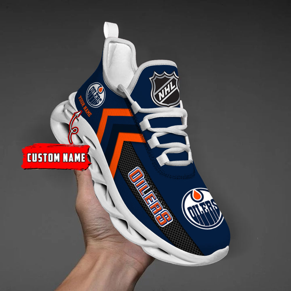 Limited Edition – Customized NHL Edmonton Oilers Max Soul Shoes - Image 2