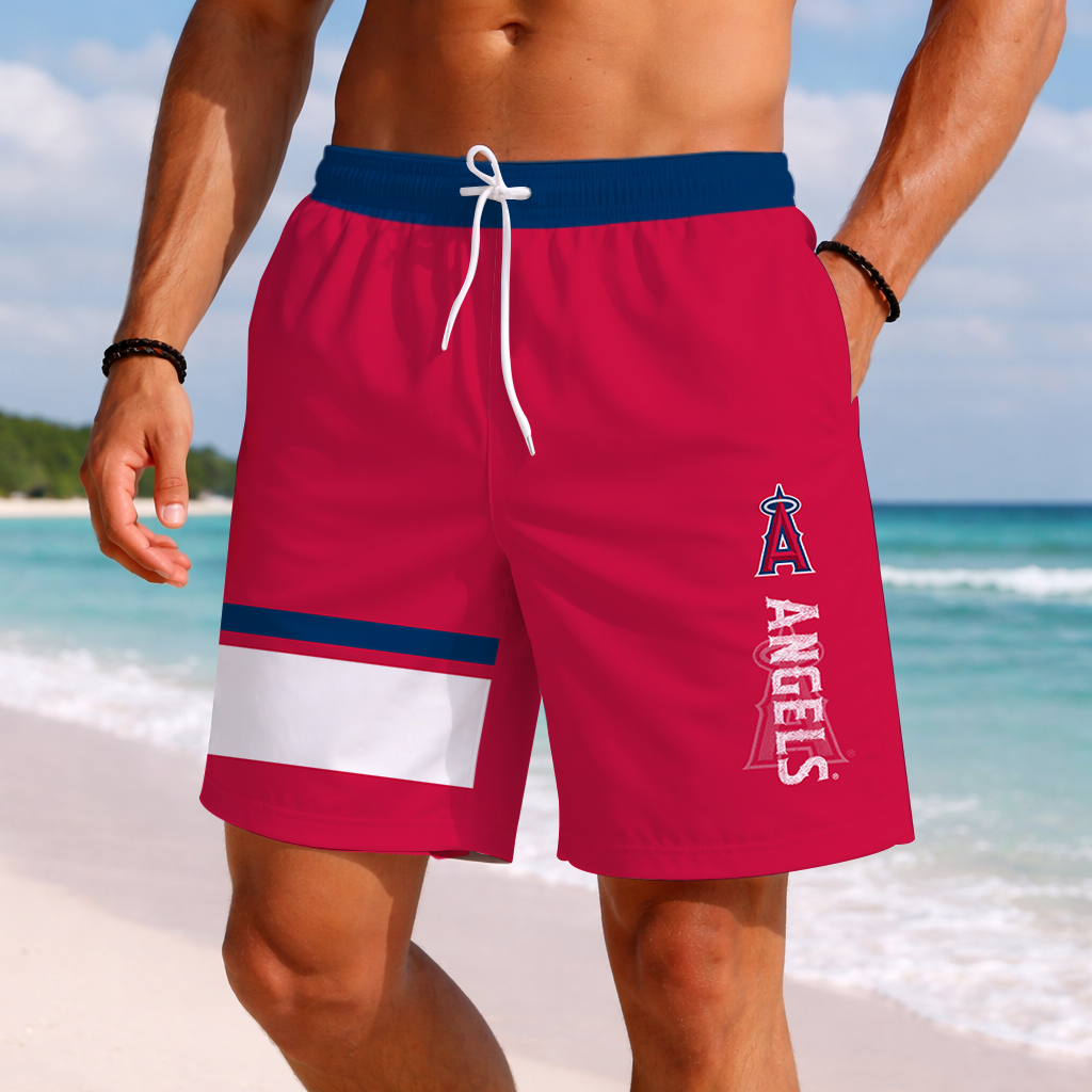 Limited Edition – New Premium MLB Los Angeles Angels Baseball Short Pants