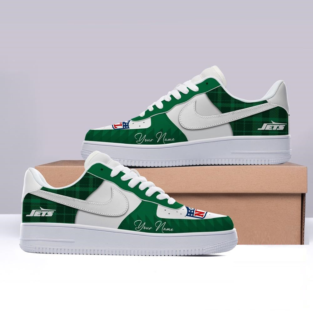 Limited Edition – Customized NFL Nyj New York Jets Af1 Shoes
