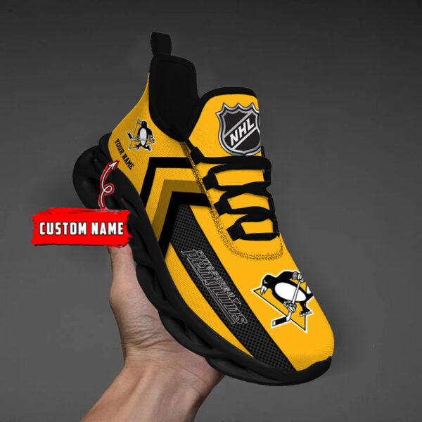 Limited Edition – Customized NHL Pittsburgh Penguins Max Soul Shoes - Image 2