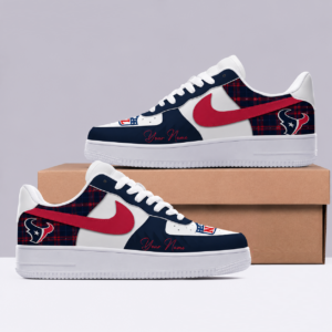 Limited Edition – Customized NFL Houston Texans Af1 Shoes