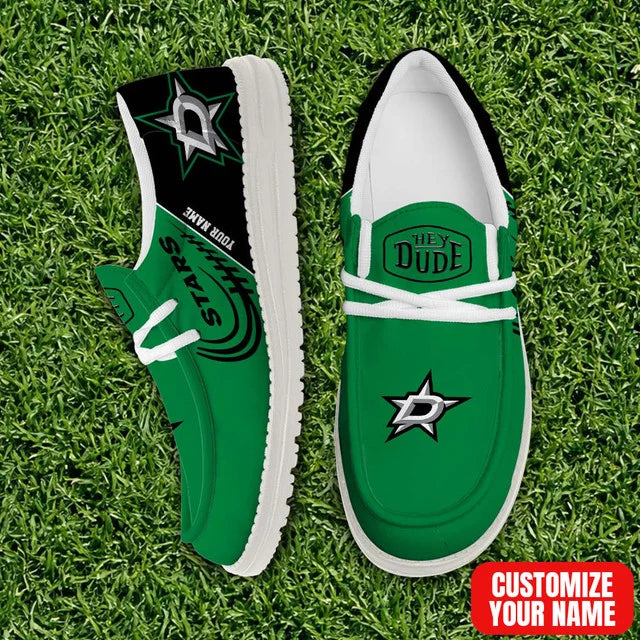 Limited Edition – Customized NHL Dallas Stars Premium Loafer Shoes - Image 2
