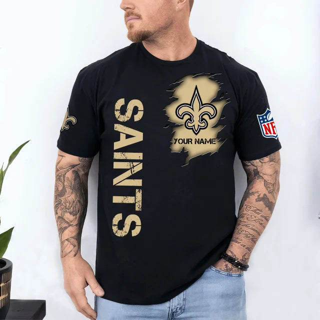 Limited Edition – Customized NFL New Orleans Saints T-Shirt