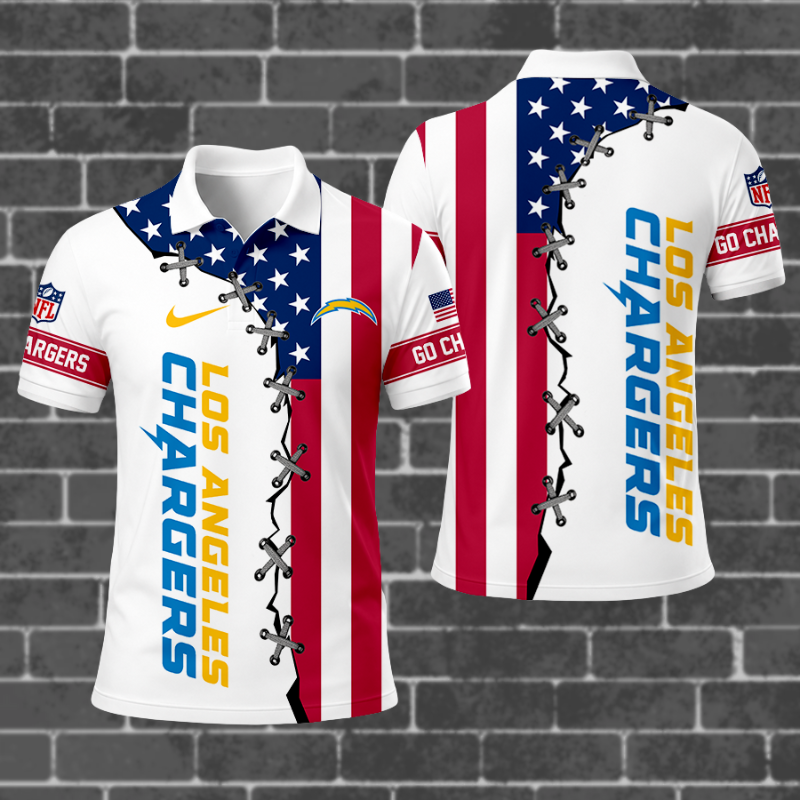 Limited Edition – Customized NFL Los Angeles Chargers Polo Shirt