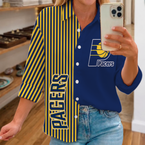 Limited Edition – Customized NBA Indiana Pacers Women Casual Shirt For Fan