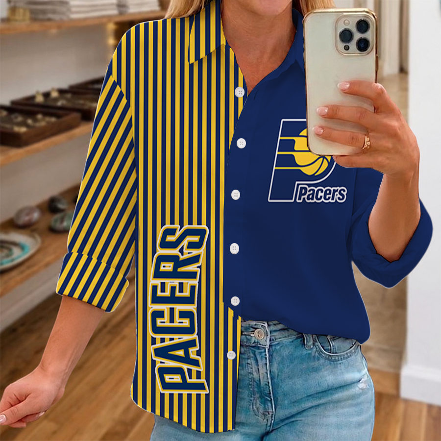 Limited Edition – Customized NBA Indiana Pacers Women Casual Shirt For Fan