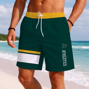 Limited Edition – New Premium MLB Oakland Athletics Baseball Short Pants