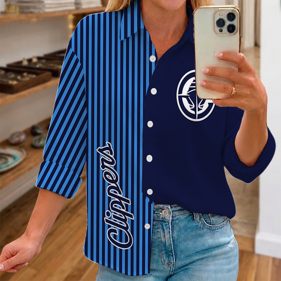 Limited Edition – Customized NBA Los Angeles Clippers Women Casual Shirt For Fan