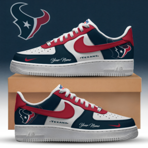Limited Edition – Customized NFL Houston Texans Af1 Sneakers