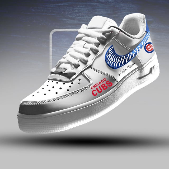 Limited Edition – Customized MLB Chicago Cubs Af1 Sneakers - Image 2