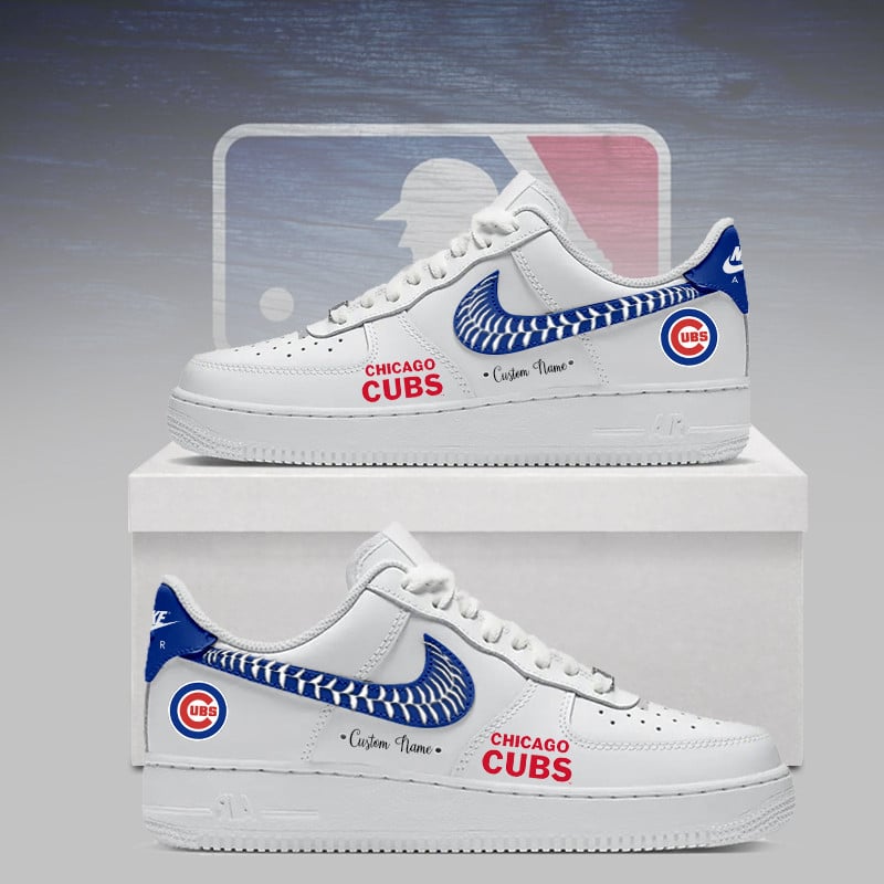 Limited Edition – Customized MLB Chicago Cubs Af1 Sneakers