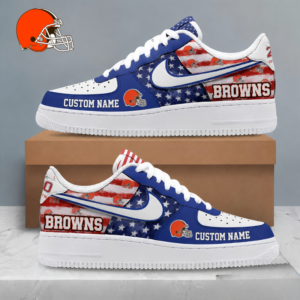 Limited Edition – Customized NFL Cleveland Browns Af1 Shoes