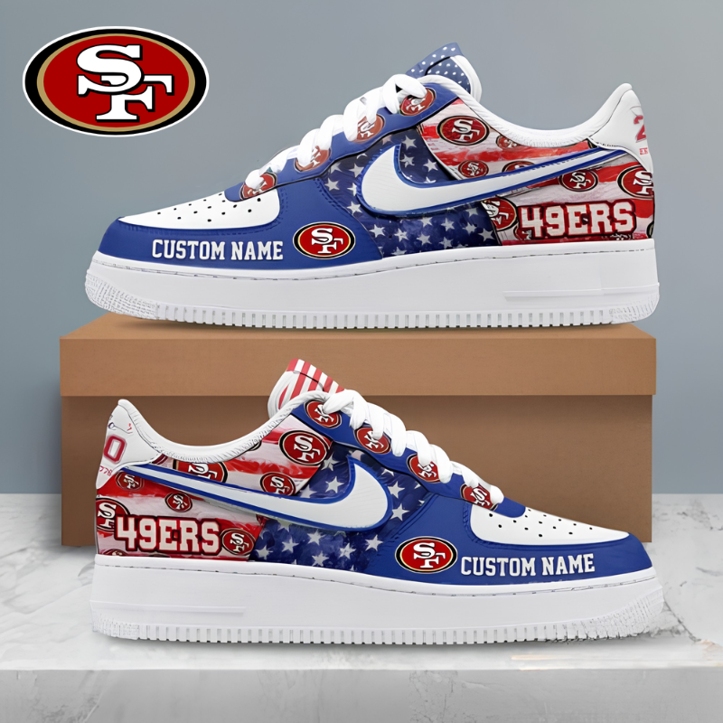 Limited Edition – Customized NFL San Francisco 49Ers Af1 Shoes