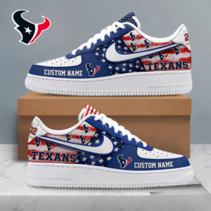 Limited Edition – Customized NFL Houston Texans Af1 Shoes