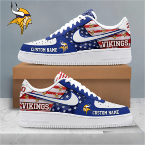 Limited Edition – Customized NFL Minnesota Vikings Af1 Shoes