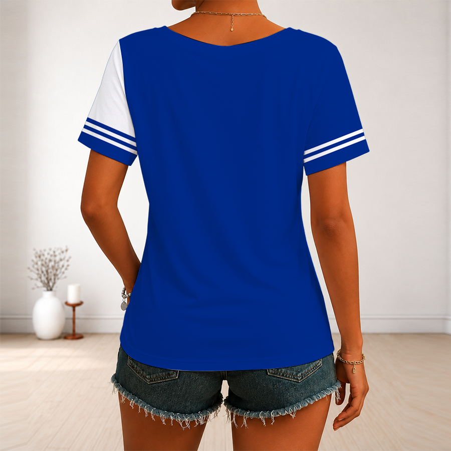 Limited Edition – Customized NHL St. Louis Blues V-Neck Female Shirt - Image 2