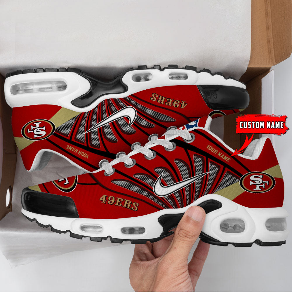 Limited Edition – Customized NFL San Francisco 49Ers Air Max Plus Sneakers - Image 2