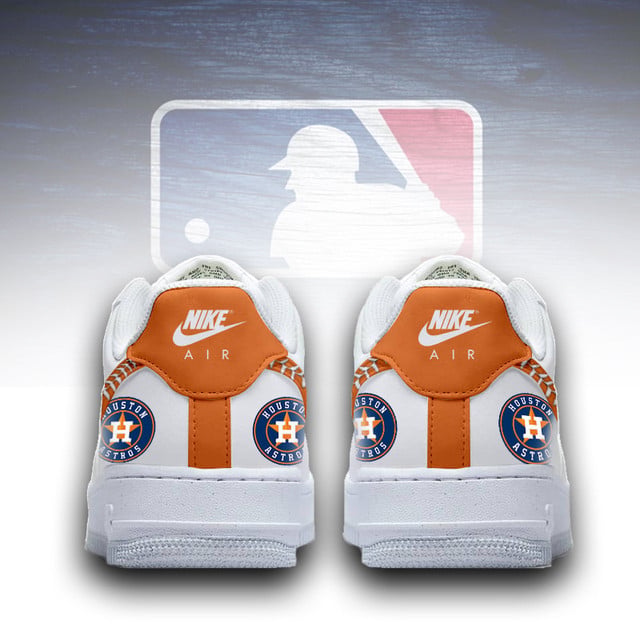 Limited Edition – Customized MLB Houston Astros Af1 Sneakers - Image 3
