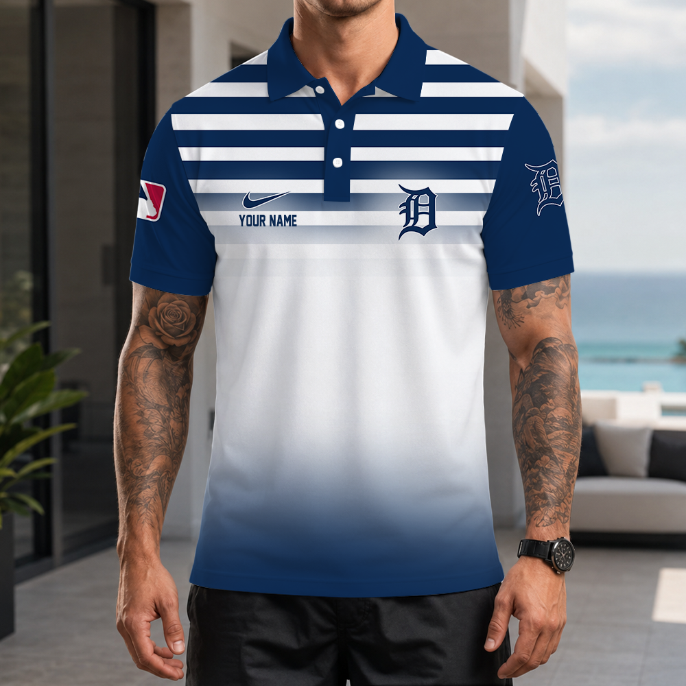 Limited Edition – Customized MLB Detroit Tigers Polo Shirt