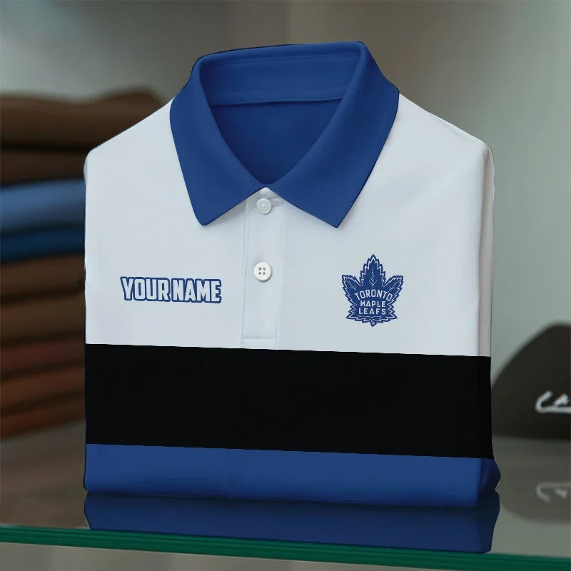 Limited Edition – Customized Nhl Toronto Maple Leafs Polo Shirt - Image 2