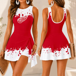 Limited Edition – Customized Nhl Detroit Red Wings Women’s Summer Skort Dress