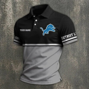 Limited Edition – Customized NFL Detroit Lions Polo Shirt