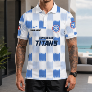 Limited Edition – Customized NFL Tennessee Titans Polo Shirt