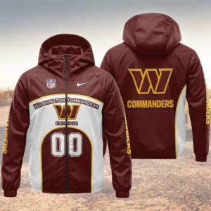 Limited Edition – Customized NFL Washington Commanders Windbreaker Jacket