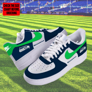 Limited Edition – Customized NFL Seattle Seahawks Air Force 1 Shoes
