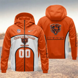 Limited Edition – Customized NFL Chicago Bears Windbreaker Jacket