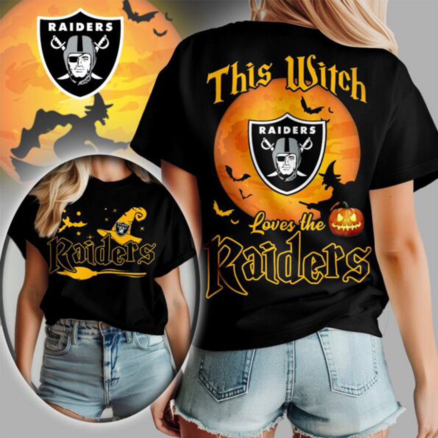 Limited Edition – Customized NFL Las Vegas Raiders Halloween T-Shirt