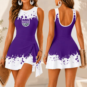 Limited Edition – Customized NBA Sacramento Kings Women’s Summer Skort Dress