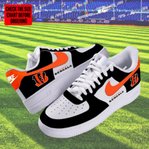 Limited Edition – Customized NFL Cincinnati Bengals Air Force 1 Shoes