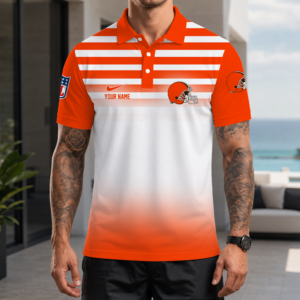 Limited Edition – Customized NFL Cleveland Browns Polo Shirt