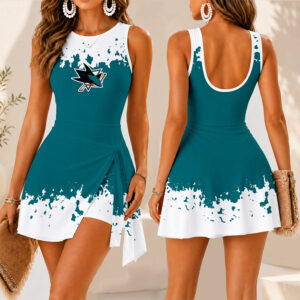 Limited Edition – Customized Nhl San Jose Sharks Women’s Summer Skort Dress