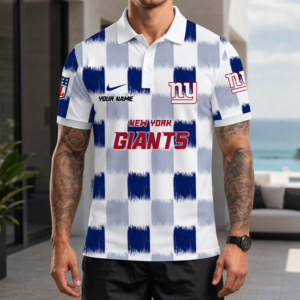 Limited Edition – Customized NFL New York Giants Polo Shirt