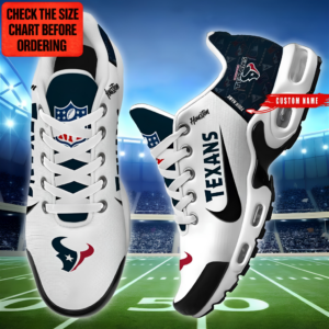Limited Edition – Customized NFL Houston Texans Air Max Plus Sneakers