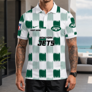 Limited Edition – Customized NFL New York Jets Polo Shirt